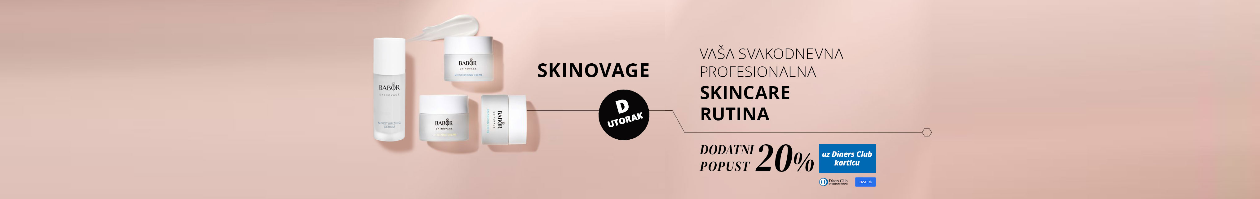 D-utorak - Dodatnih 20% na Skinovage
